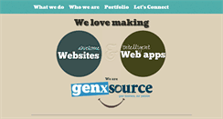 Desktop Screenshot of genxsource.com